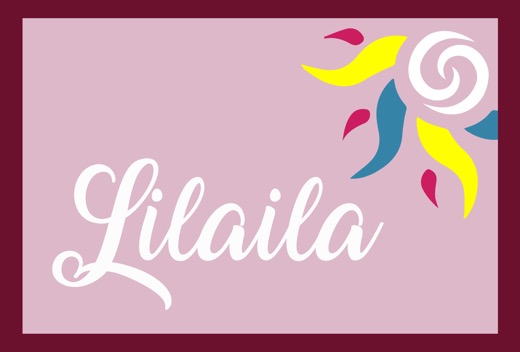 Pieza promocional de Lilaila en gran formato.