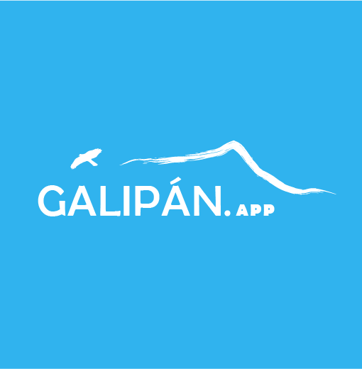 Ícono de aplicación móvil con el símbolo de Galipán.