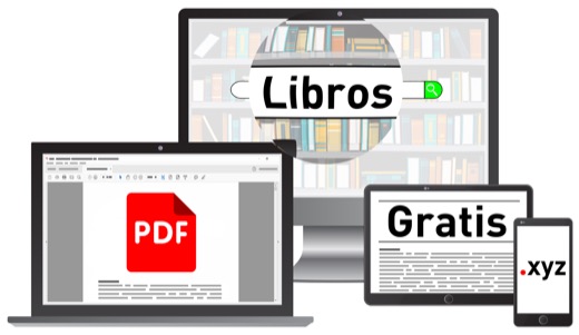 Logotipo de librosPDFgratis.xyz en versión blanca sobre fondo oscuro.